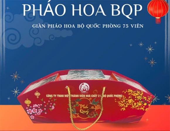 Đốt pháo hoa dịp Tết, pháo hoa bộ quốc phòng