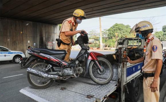 xe máy mắc lỗi nào bị tịch thu phương tiện, vi phạm giao thông