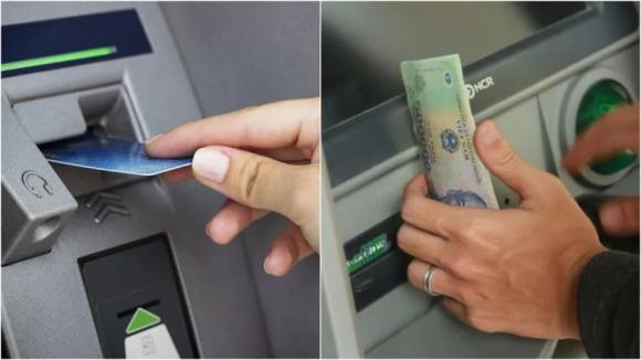 rút tiền tại cây ATM, hạn mức rút tiền