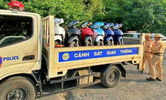 tạm giữ, tịch thu xe máy, vi phạm giao thông