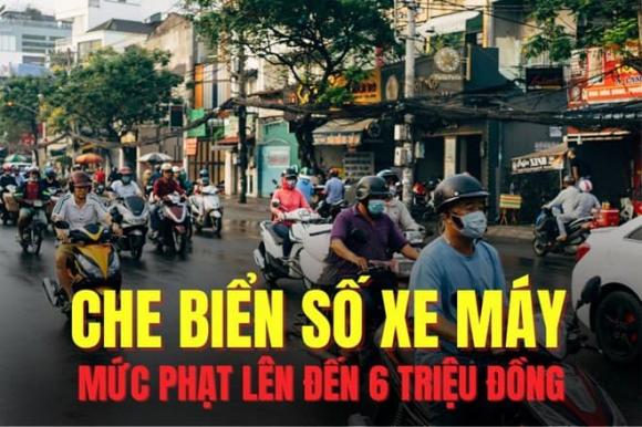 che biển số xe, mức phạt vi phạm giao thông, kiến thức