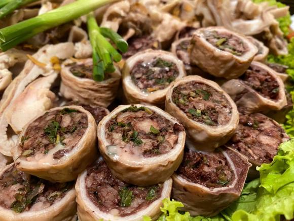  luộc lòng dồi, cách luộc lòng dồi, món ngon 