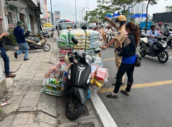 chở hàng cồng kềnh, vi phạm giao thông, kiến thức