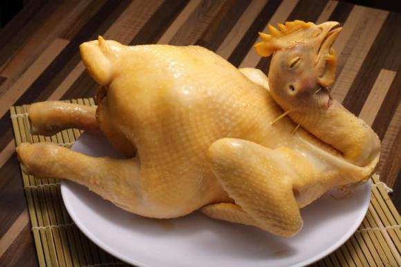 luộc gà, mẹo luộc gà, món ngon 