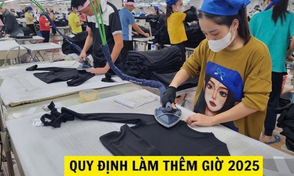 làm thêm giờ 2025