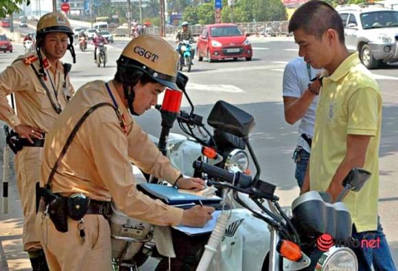 CSGT,  bảo hiểm xe máy, vi phạm giao thông