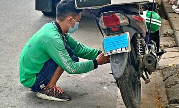 biển số xe, cố ý che biển số xe, vi phạm giao thông