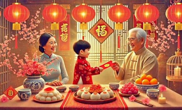 nuôi dạy con, lì xì, tài chính, nguồn thu
