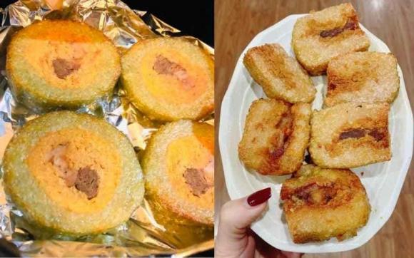 bánh chưng, chiên bánh chưng, món ngon