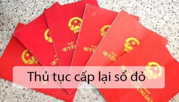 cấp lại sổ đỏ