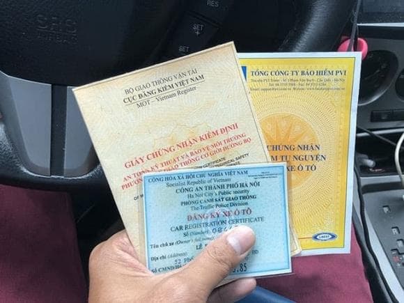 giấy tờ khi tham gia giao thông