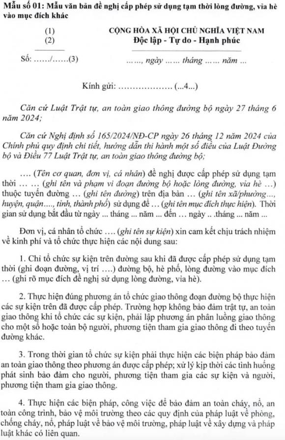 Người dân có được sử dụng lòng đường vỉa hè, vi phạm giao thông