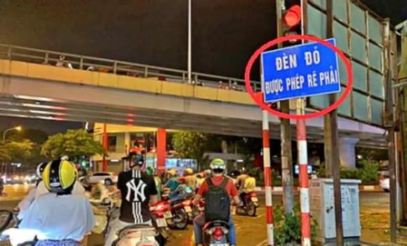 đèn đỏ, trường hợp được phép rẽ phải khi gặp đèn đỏ
