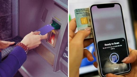 Xác thực sinh trắc học, rút tiền tại ATM