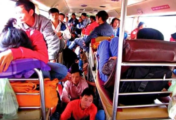 Nhồi nhét khách, xe khách, chở quá số người, vi phạm giao thông, Nghị định 168