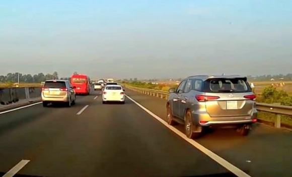 đường cao tốc, ô tô,  không bật đèn khẩn cấp, nghị định 168