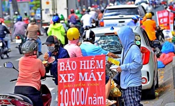 bảo hiểm xe máy, CSGT, bảo hiểm bắt buộc