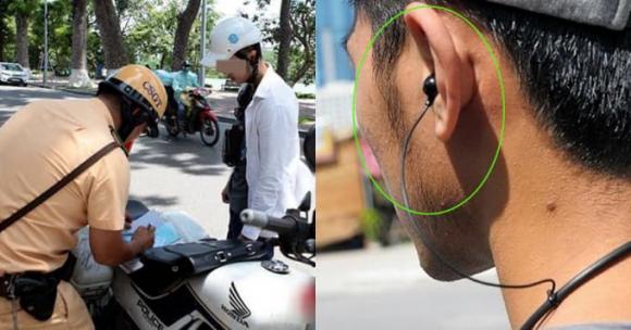 đeo tai nghe bluetooth đi xe máy, nghị định 168