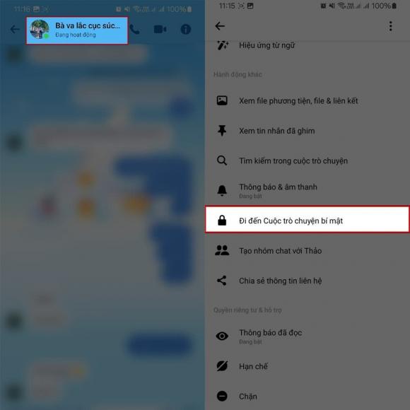 bảo mật trên Messenger, bảo mật Zalo 