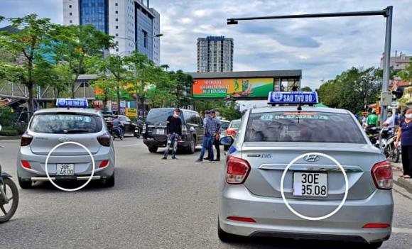 Xe ô tô taxi, hợp đồng, vi phạm giao thông, che biển số, né camera phạt nguội