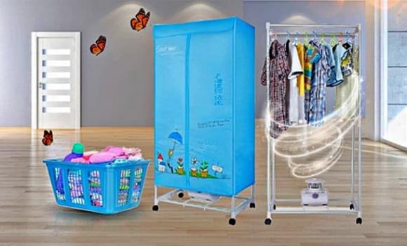 mùa nồm ẩm, cách làm khô quần áo mùa nồm, tủ sấy, máy sấy quần áo, máy giặt sấy kết hợp