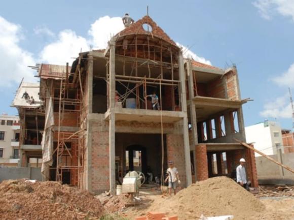 xây nhà, sổ đỏ, kiến thức 