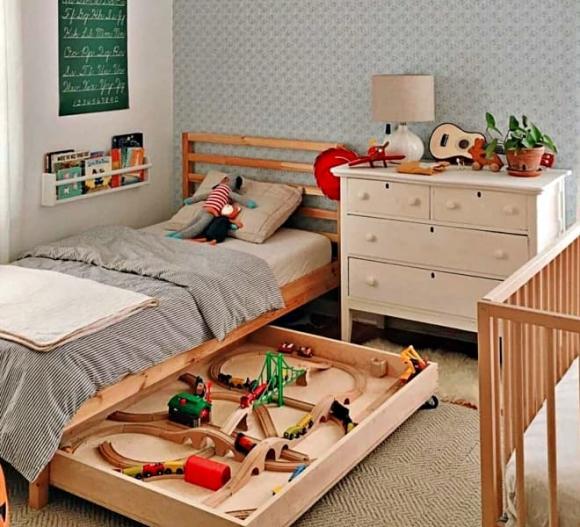 gầm giường, đồ vật tránh để gầm giường, phong thuỷ