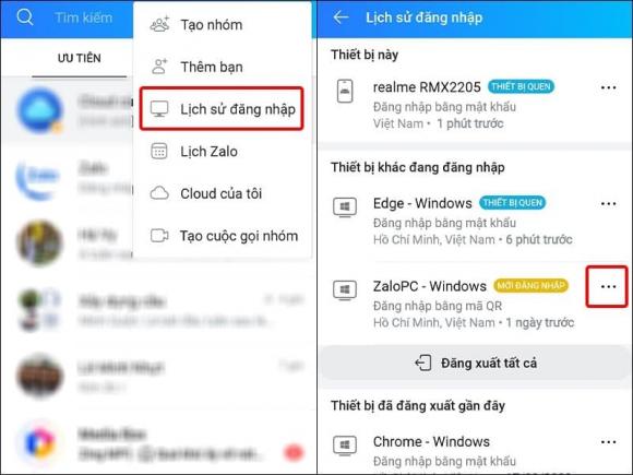 Zalo, cách bảo mật zalo