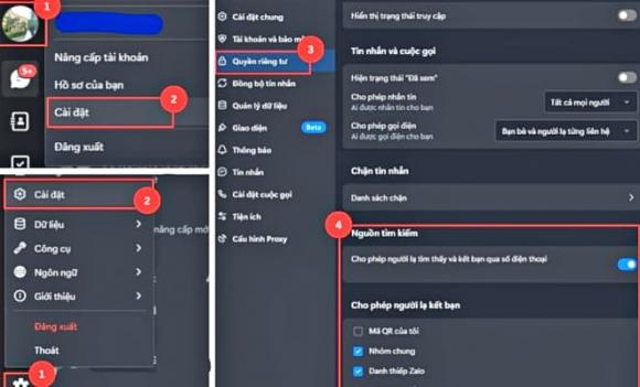 Zalo, số điện thoại, cách ẩn số điện thoại trên zalo