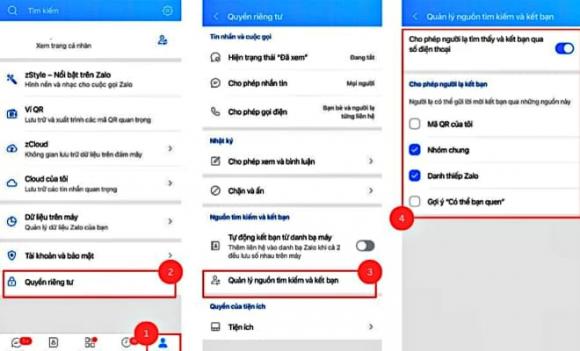 Zalo, số điện thoại, cách ẩn số điện thoại trên zalo
