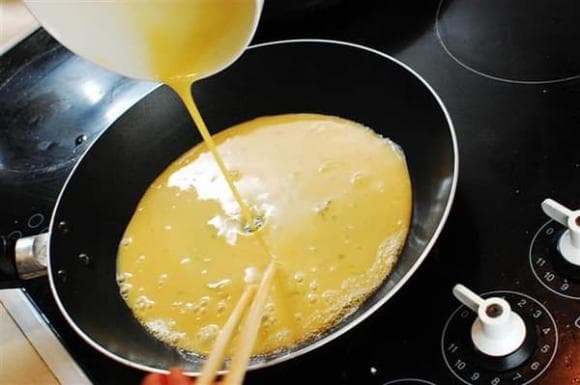 rán trứng, mẹo rán trứng, món ngon