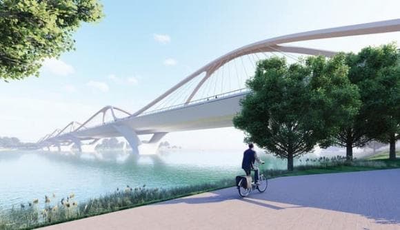cầu bắc qua sông hồng,  cầu Tứ Liên, cầu Trần Hưng Đạo , cầu Ngọc Hồi 