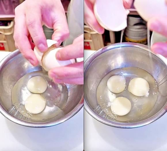 trứng gà, Lòng đỏ trứng gà, Lòng đỏ trắng như sữa, Nhật Bản, màu sắc khi nấu chín