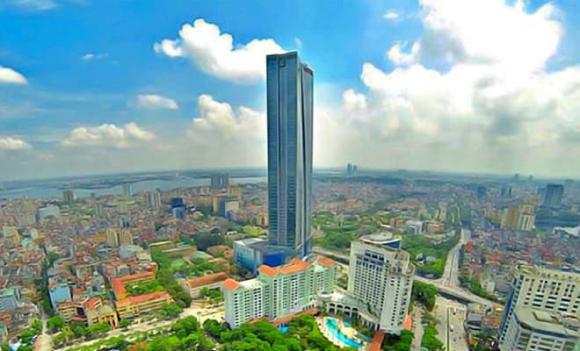 Lotte Center Hà Nội, tòa nhà chọc trời 400 triệu USD, toà nhà cao thứ 3 cả nước, áo dài, toà nhà lấy cảm hứng từ áo dài