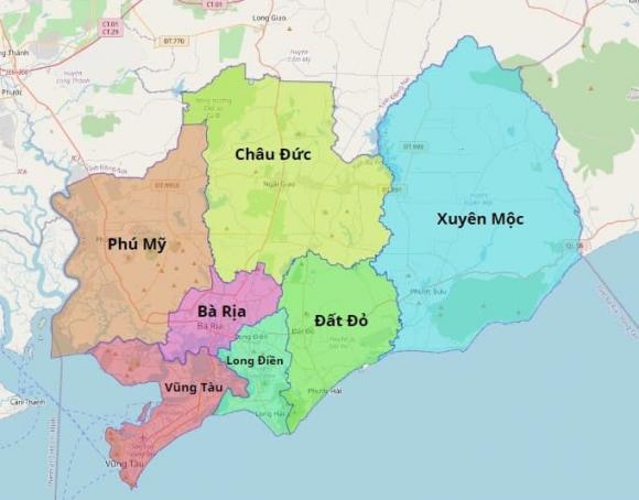 Tỉnh nhỏ nhất Đông Nam Bộ, Bà Rịa - Vũng Tàu