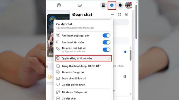 quên mã PIN Messenger, cách lấy lại mã PIN Messenger