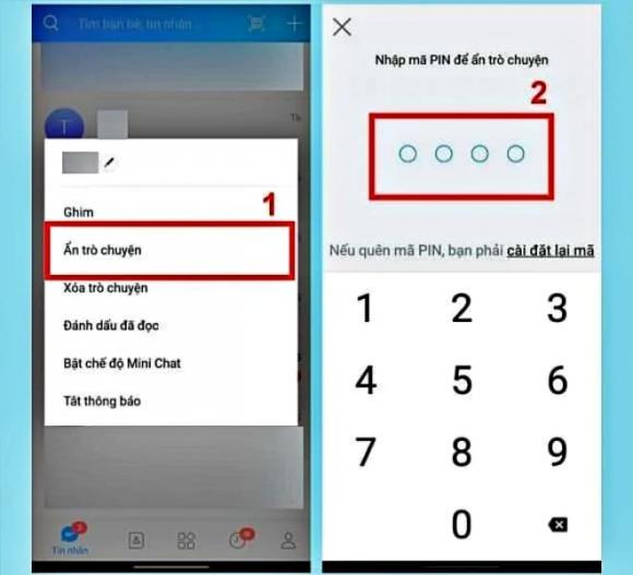 Zalo, Ẩn trò chuyện, ẩn tin nhắn,cách không bị lộ thông tin