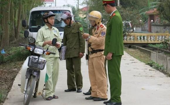 công an xã xử phạt vi phạm giao thông, sáp nhập xã