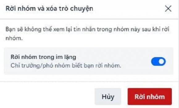 Cách rời nhóm Zalo trong im lặng