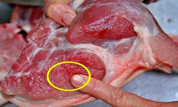 thịt lợn, thịt tăng trọng, phân biệt thịt tăng trọng, mẹo hay, mẹo vặt