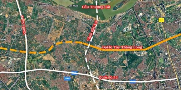 bất động sản, Trục Đại lộ Tây Thăng Long, Thị trường phía Tây Hà Nội, dự án lớn