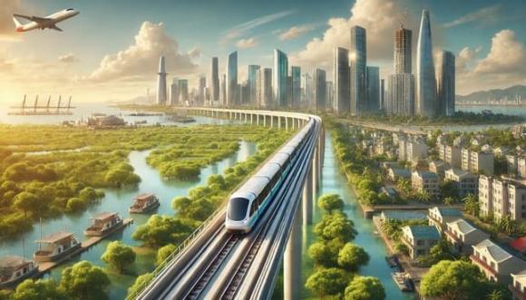 tuyến đường sắt đô thị kết nối trung tâm TPHCM với huyện Cần Giờ