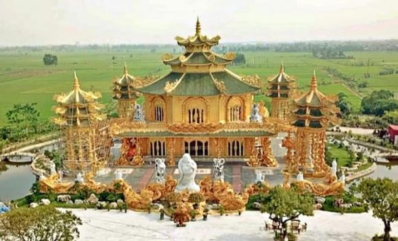 Ngôi chùa dát vàng, chùa Phúc Lâm, Hưng Yên, điểm đến tâm linh 
