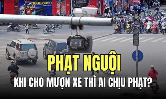 cho mượn xe bị phạt