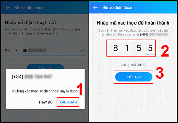 Cách chuyển tài khoản Zalo, chuyển tài khoản Zalo sang số điện thoại khác