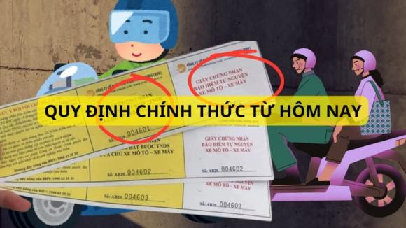 Luật Trật tự an toàn giao thông đường bộ, bảo hiểm xe máy bắt buộc