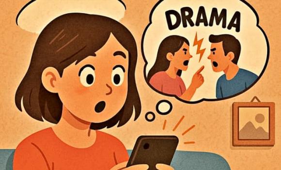hóng drama, drama tình ái, ảnh hưởng sức khỏe