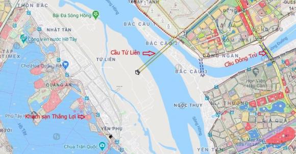 Cầu tứ liên, siêu cầu hơn 20.000 tỷ vượt sông Hồng 