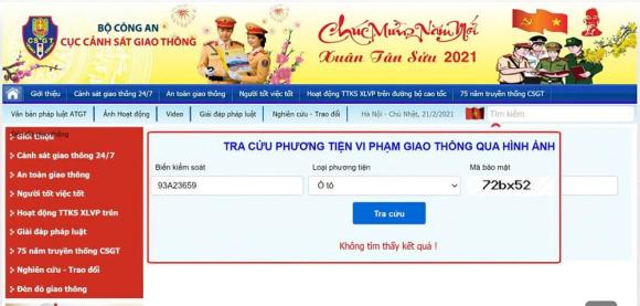 VNeTraffic, ứng dụng tra cứu phạt nguội