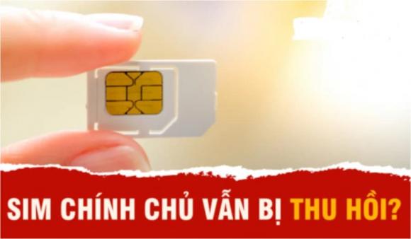Luật viễn thông, trường hợp bị khoá sim, thu hồi số điện thoại